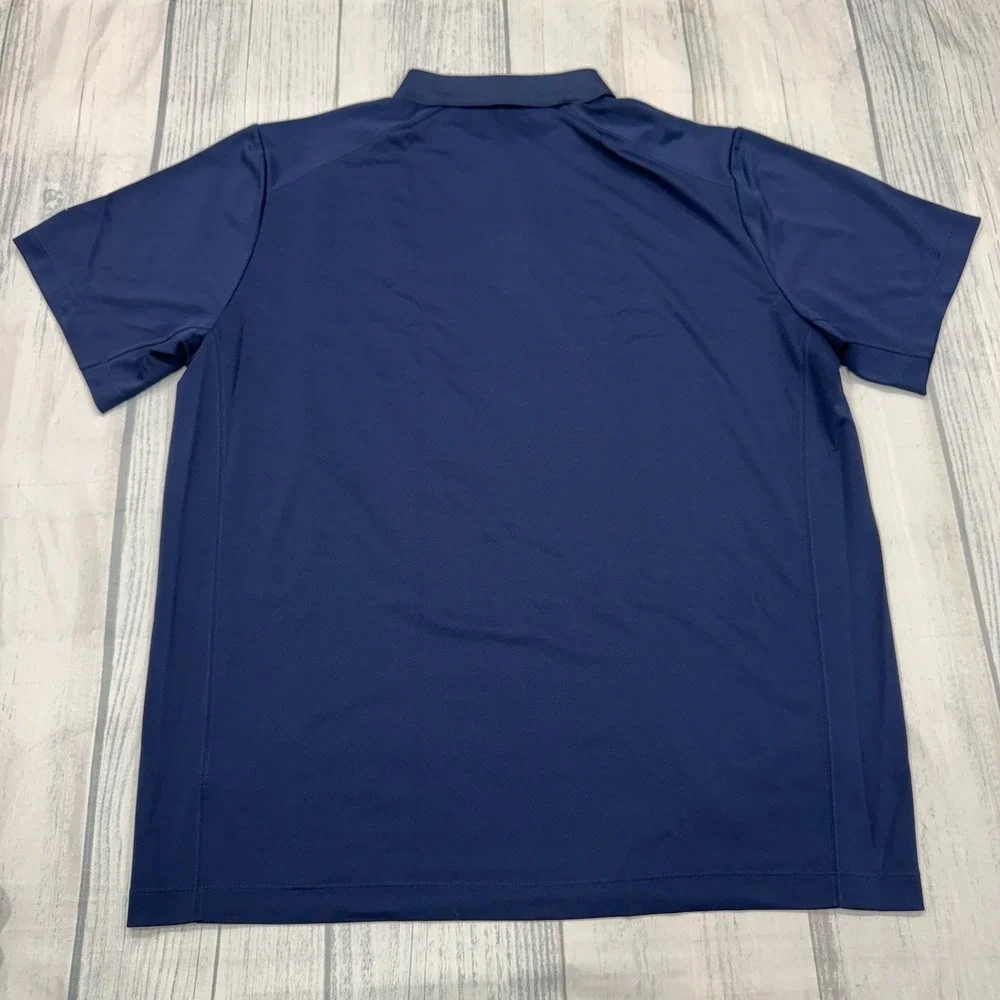 Nike Golf Tour Performance Polo Shirt 2xL Blue Mens